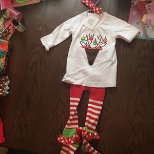 Mud pie Christmas outfit